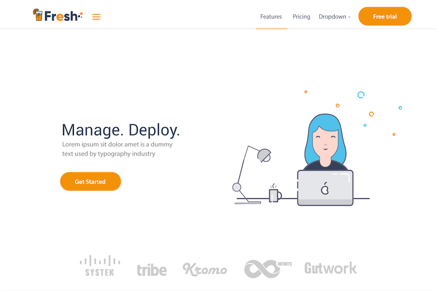 Fresh theme logo
