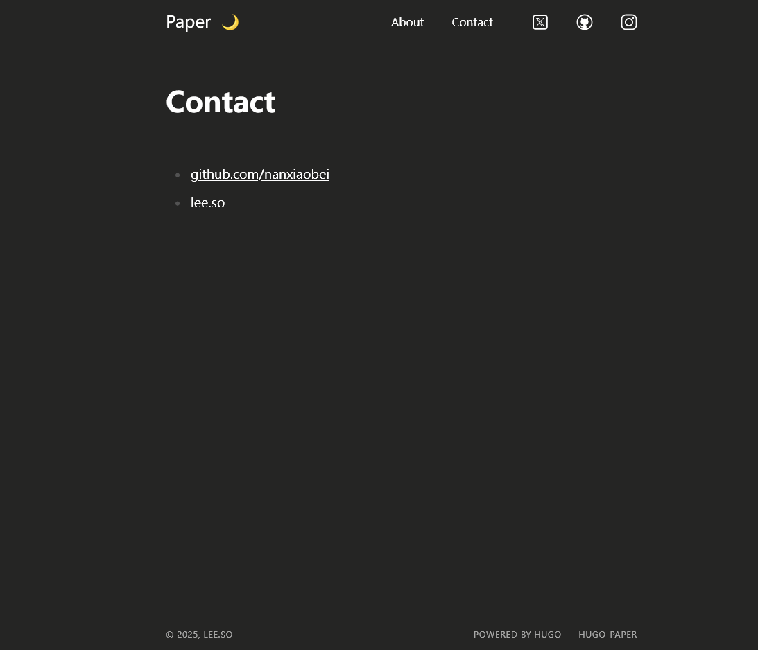 hugo-paper