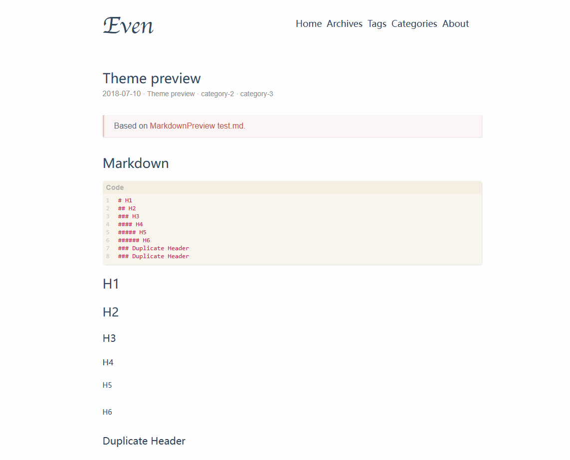 hugo-theme-even