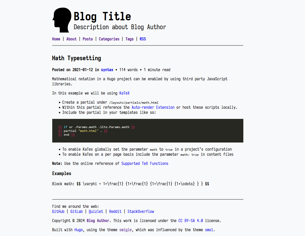 smigle-hugo-theme